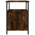 vidaXL Nočné stolíky 2 ks dymový dub 34x35,5x50 cm kompozitné drevo