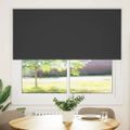 vidaXL roleta Blackout Black 165x175 cm Šírka látky 161,6 cm Polyester