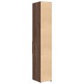 vidaXL Vysoká skrinka, hnedý dub 30x42,5x185 cm, kompozitné drevo