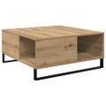 vidaXL Konferenčný stolík Remeselný dub 80 x 80 x 36,5 cm