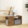 vidaXL TV skrinka dymový dub 60x24x32 cm spracované drevo