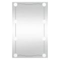 vidaXL Nástenné zrkadlo s LED svetlami 50x80 cm sklo obdĺžnik