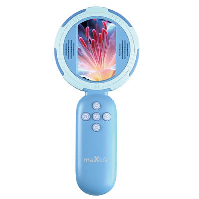 Maxlife digitálny mikroskop MXDM-100 modrý