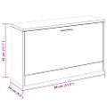 vidaXL Lavica na topánky sivá sonoma 80x24x45 cm spracované drevo