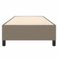 vidaXL Posteľný rám s boxspringom Taupe 90x200cm Látka