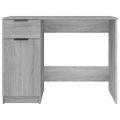 vidaXL Stôl sivý dub sonoma 100x50x75 cm spracované drevo