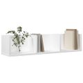 vidaXL Nástenné skrinky 2 ks biele 75x18x16,5 cm kompozitné drevo