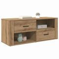 vidaXL TV skrinka 100 x 35 x 40 cm Remeselný dub Kompozitné drevo