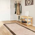 vidaXL Behúň MARSA Čierna 80 x 250 cm Polyester a PVC