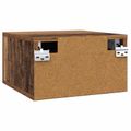 vidaXL Nočný stolík Staré drevo 35 x 35 x 20 cm Kompozitné drevo
