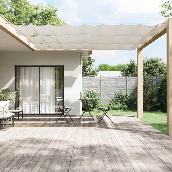vidaXL Vertikálna markíza biela 100x1000 cm oxfordská látka