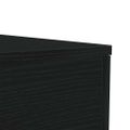 vidaXL Konferenčný stolík s LED svetlami, čierny dub 50x50x40 cm