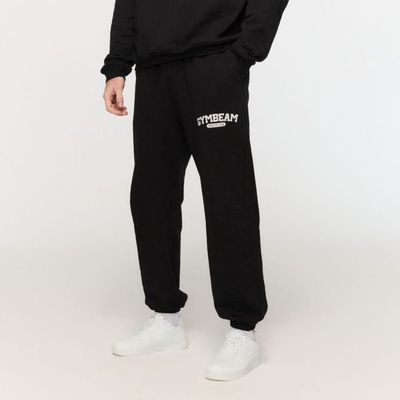 Tepláky Varsity Black - GymBeam, veľkosť L