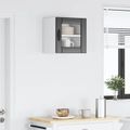 vidaXL Nástenný sklenený kabinet LUCCA Čierna 40 x 31 x 40 cm