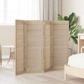 vidaXL Skříňové dvere s dverami 4 ks Prírodná 110 x 2,1 x 39,5 cm
