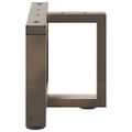 vidaXL Nohy konferenčného stolíka v tvare T, 2 ks, čierne, 40x25x(30-31) cm, oceľové