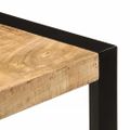 vidaXL Jedálenský stôl 120x55x76 cm surový mangovníkový masív