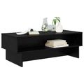vidaXL Konferenčný stolík Čierny dub 100 x 46 x 35 cm Kompozitné drevo