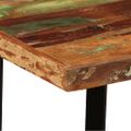 vidaXL Barový stôl, recyklovaný masív 120x60x107 cm