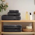 vidaXL Uterák pre hostí SOLUND 4 ks Antracit 15 x 21 cm 550 gsm