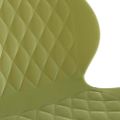 335042 vidaXL Swivel Dining Chair Light Green Velvet