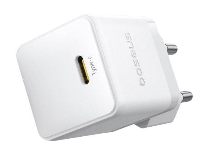 Baseus Rýchlonabíjačka do siete Palm 20W USB-C PD QC 3.0 biela