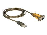 Rozšírený teplotný rozsah - sériový adaptér - USB 2.0 - RS-232 x 1 - čierny, žltý