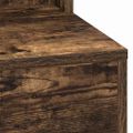 vidaXL Toaletný stolík Dymová dub 75,5 x 41 x 135 cm Kompozitné drevo