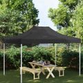vidaXL Strecha na párty stan 4,5x3 m, čierna 270 g/m²