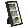 vidaXL 3D fotorámiky 3 ks čierne 18x35 cm na 3 obrázky (10x15 cm)