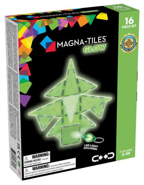 Magnetická stavebnica Glow 16 dielov