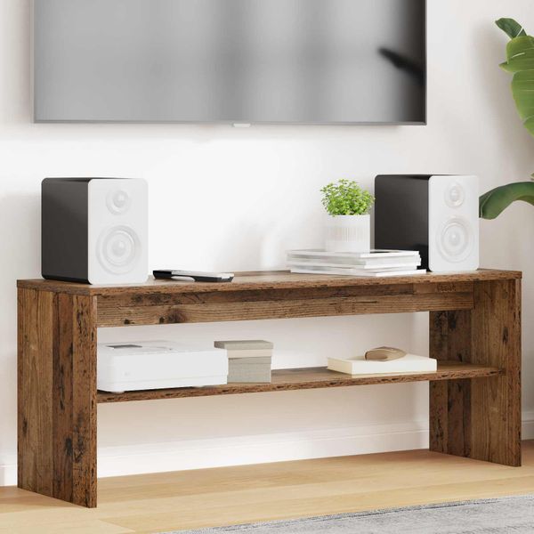vidaXL TV skrinka Staré drevo 100 x 30 x 40 cm Kompozitné drevo