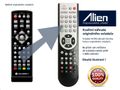 Diaľkový ovládač ALIEN STB GoGEN DVB 132 T2 PVR