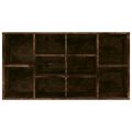 vidaXL Lavica na topánky dymový dub 103x30x55 cm spracované drevo