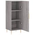 vidaXL Komoda sivý dub sonoma 34,5x34x90 cm spracované drevo