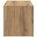 vidaXL Regál na topánky stohovateľné dub artisan 60x30x30,5 cm