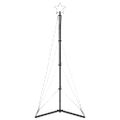 vidaXL LED vianočný stromček 363 LED studená biela 182 cm