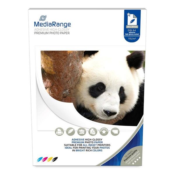 MEDIARANGE Fotopapier, lesklý, le115 g/m2, A4,50ks