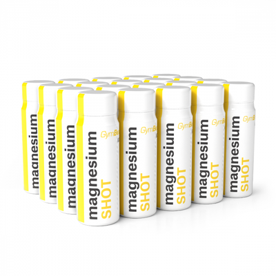 Magnéziový shot - GymBeam, citrón, 20 x 60 ml