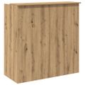 vidaXL Recepčný stôl dub artisan 100x50x103,5 cm kompozitné drevo