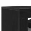 vidaXL TV skrinka 120 x 35 x 40 cm Čierny dub Kompozitné drevo