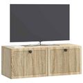 vidaXL Nástenná TV skrinka Nástenný Dub sonoma 78,5 x 31 x 30 cm