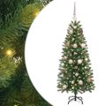 vidaXL Umelý vianočný stromček Zelená 120 cm PE a PVC