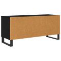 vidaXL TV skrinka so zásuvkou Čierny dub 100 x 34,5 x 44,5 cm