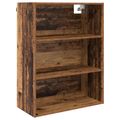 vidaXL Highboard Staré drevo 69,5 x 32,5 x 180 cm Kompozitné drevo