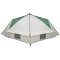 vidaXL Teepee stan pre 10 osôb 10 osoba Zelená a biela