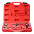 Pneumatický sťahovák brzdových piestov MECHANIC BRAKE SET PNEU 16, sada 16ks SIXTOL