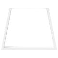 vidaXL Nohy k jedálenskému stolu v tvare V, 2 ks, biele, 90 x (72-73,3) cm, oceľové