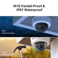 VIGI C240I(4mm) 4MP sieťová kopulová kamera