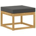 vidaXL Záhradná súprava gaučov 6 ks Biela a antracitová